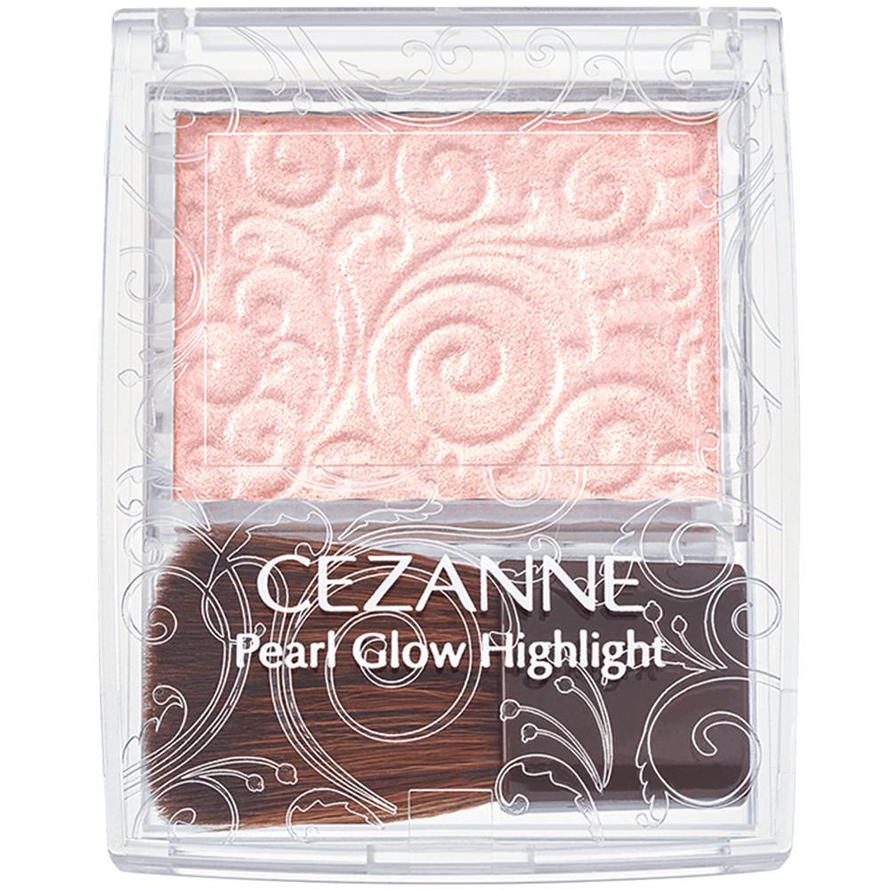일본 세잔느 펄 글로우 하이라이터 04 쉘 핑크