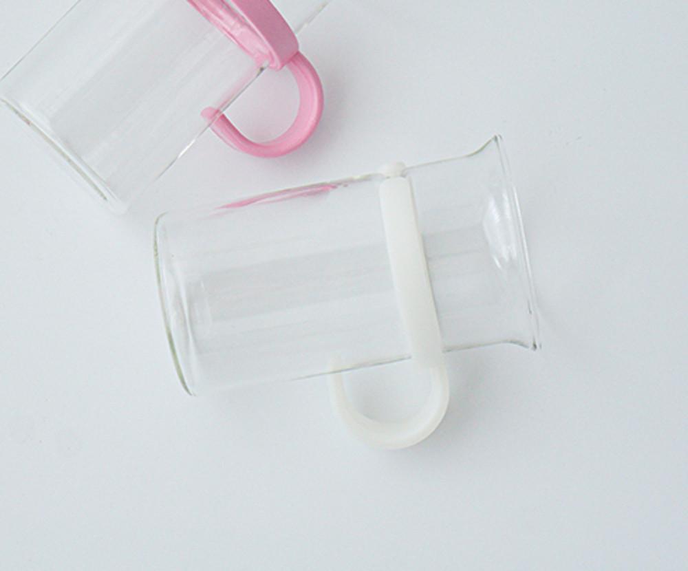 [vintage] 비급 보덤 밀키 화이트 핸들 톨 커피잔 (b-grade bodum milky white handle tall glass)