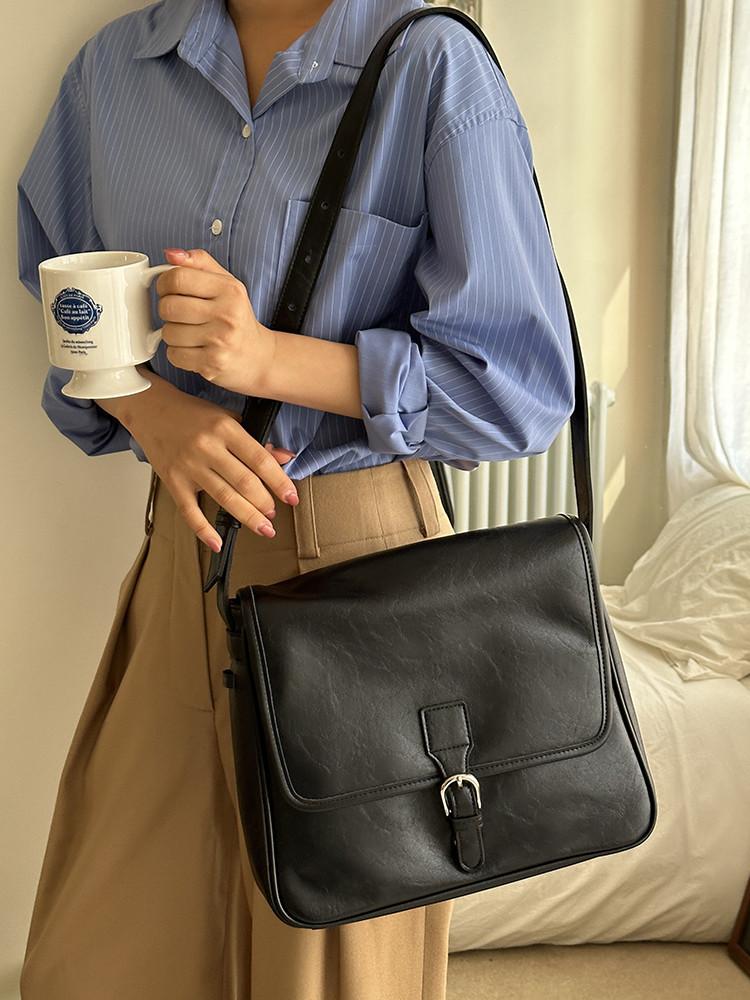 버클 랍빠 스퀘어 아이패드 크로스백 숄더 가방 6컬러