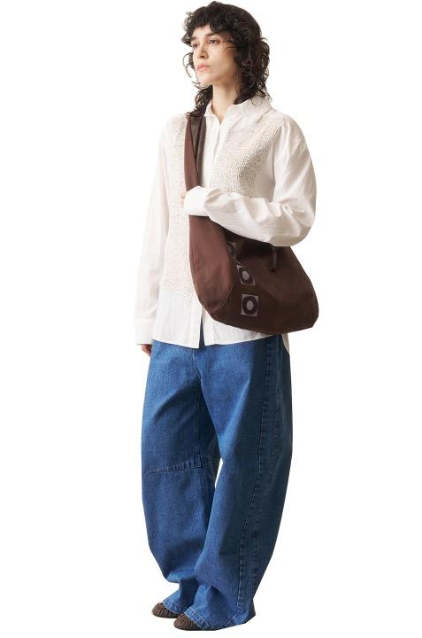 [9/12 예약발송] Canvas Reversible Crossbody Bag, Jitter