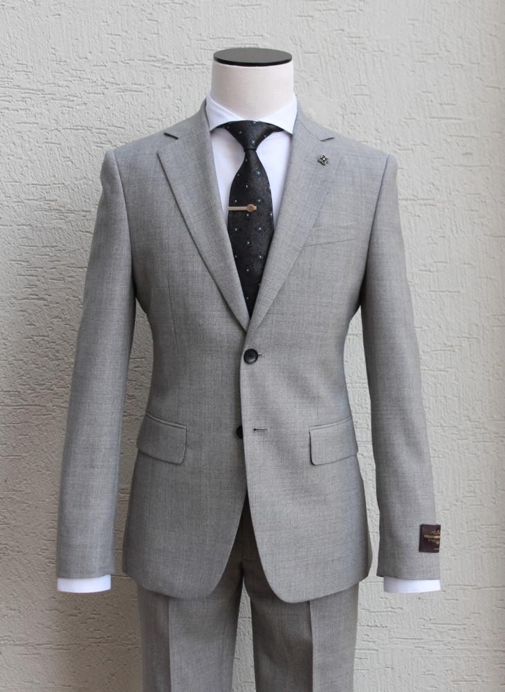 파렌하이트 2022 S/S 라이트그레이 이태리 수입 CANONICO 울 레귤러핏 정장