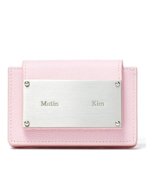ACCORDION WALLET IN LIGHT PINK