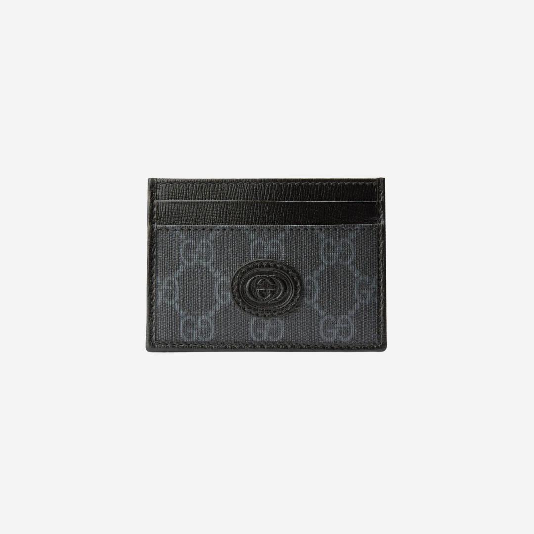 Gucci Interlocking G Card Case Black