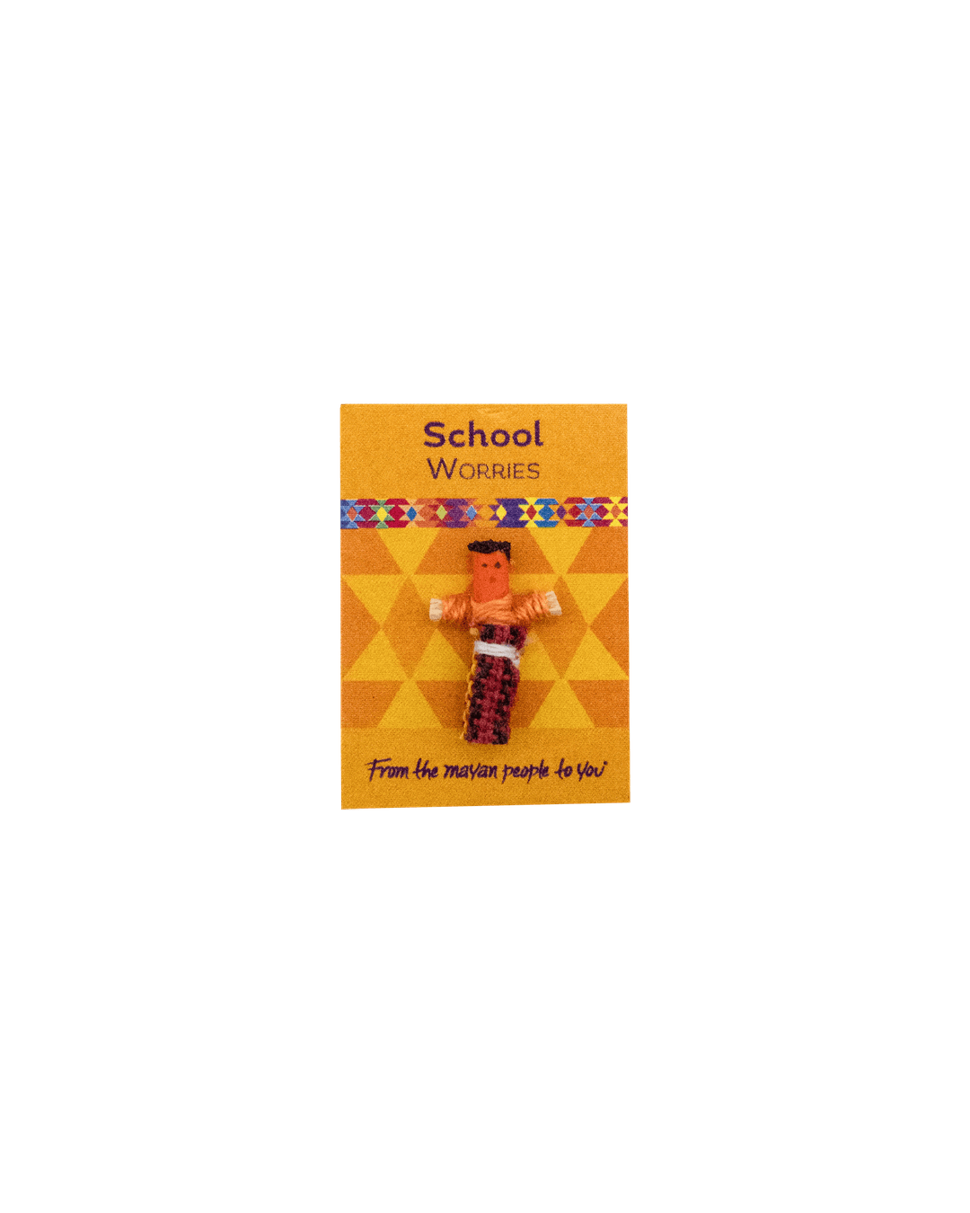 School Worries Mini Worry Doll