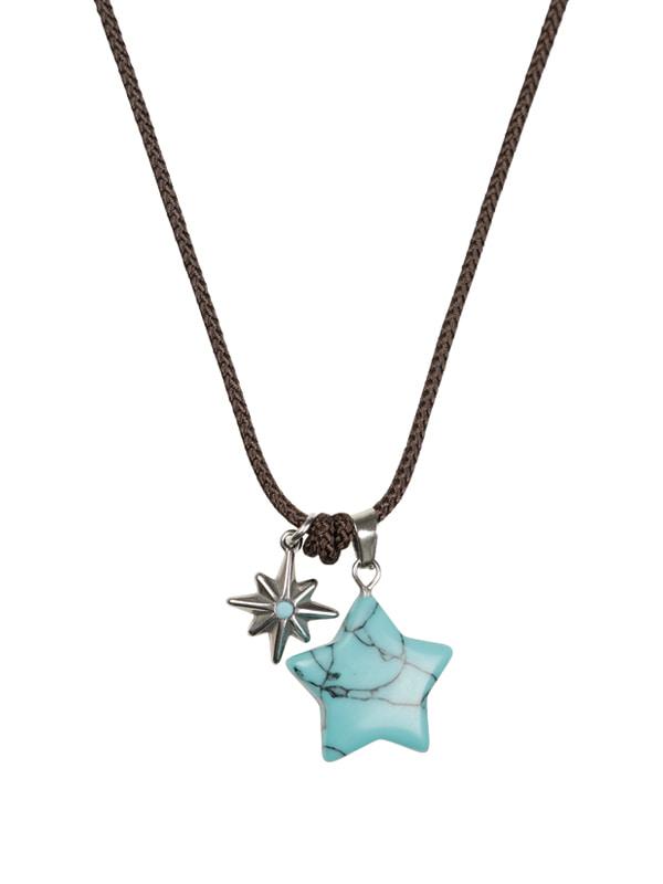 LSC STAR STONE PENDANT NECKLACE (TURKEY STONE)