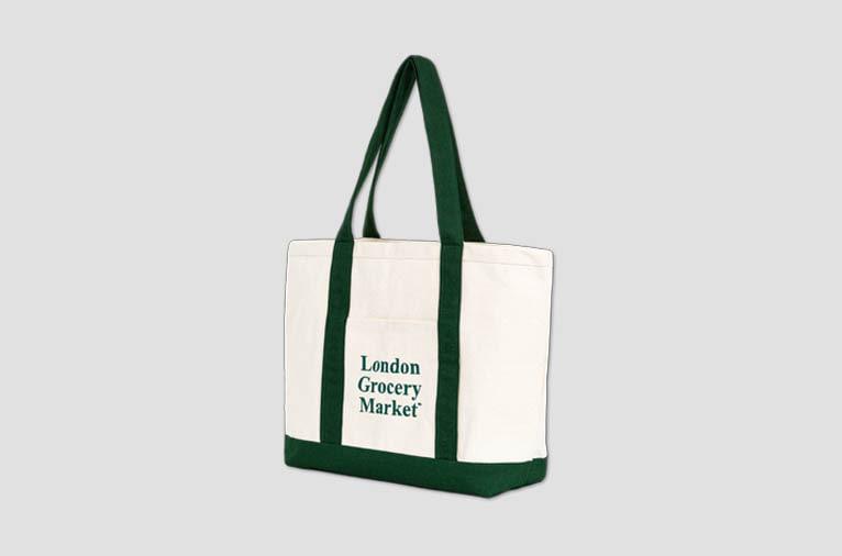 [런던그로서리마켓] Classic Boat Tote (Green) (재입고)