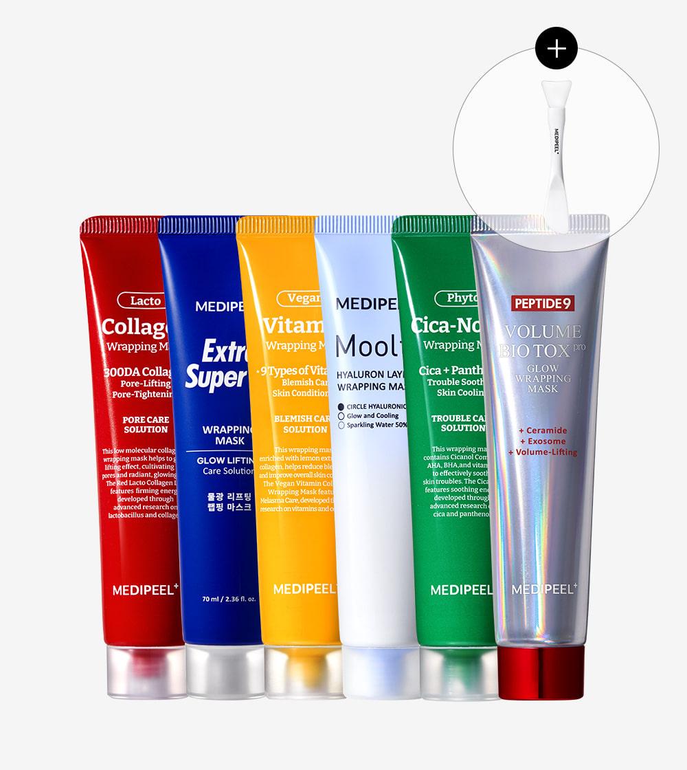 랩핑 마스크 6종 골라담기 + GIFT 듀얼브러시 증정