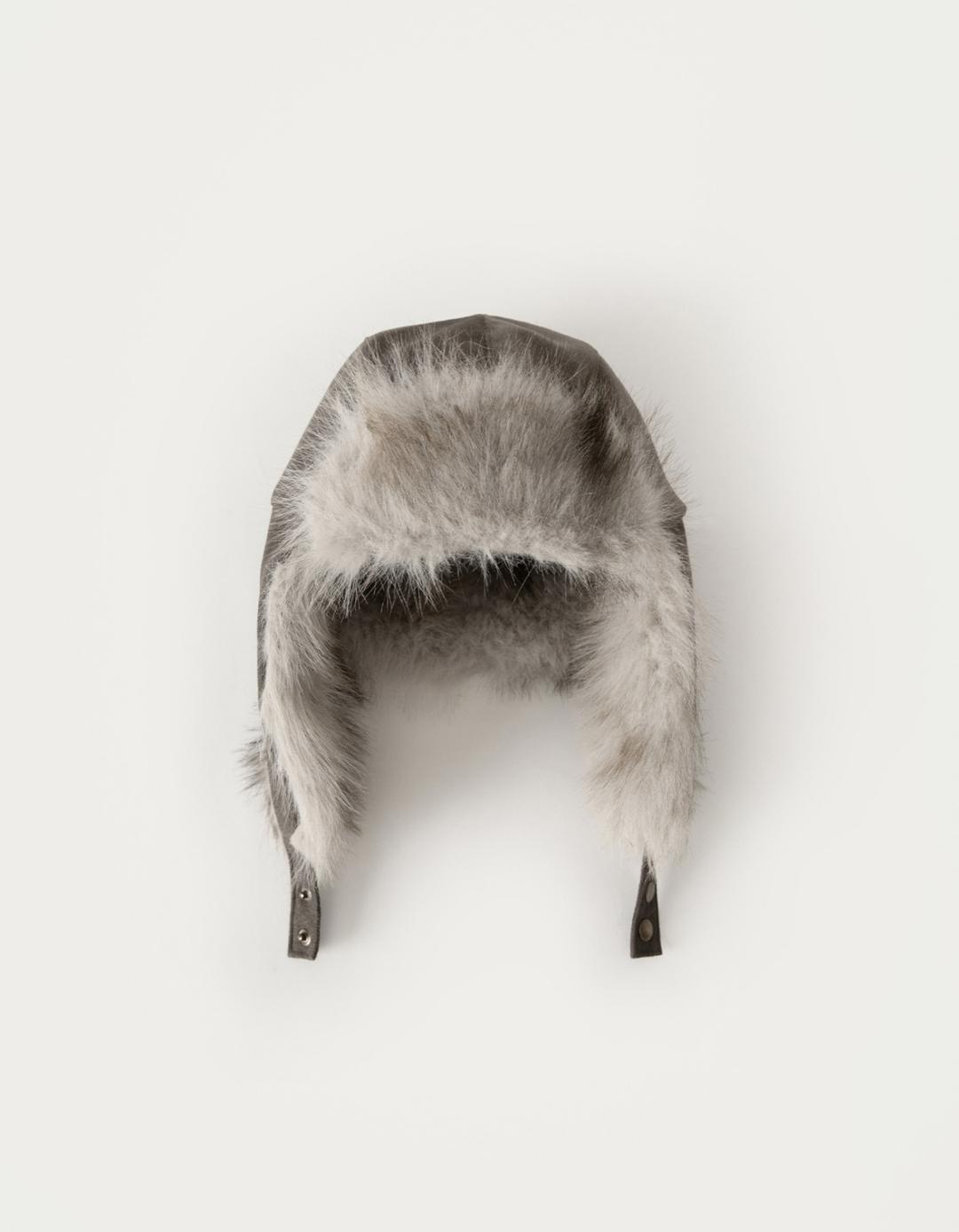 Fur Tropper Hat - Charcoal