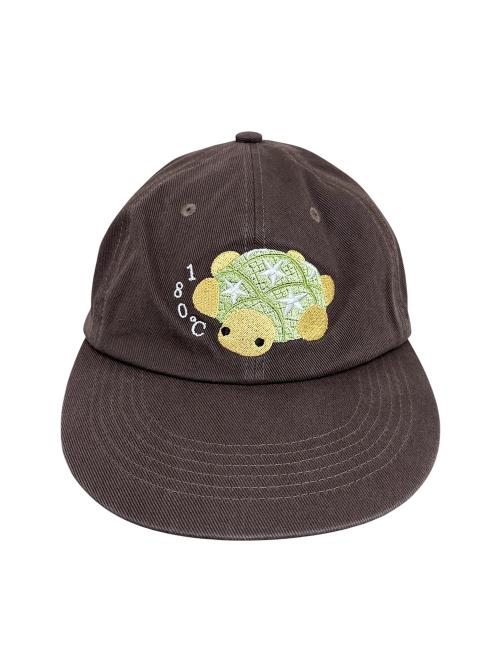 Melonpan Washed Cap Brown