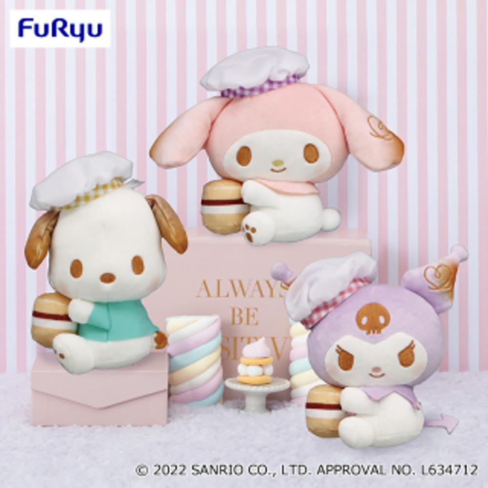 Furyu 산리오 마쉬멜로 스모어 인형 마이멜로디 쿠로미 포챠코