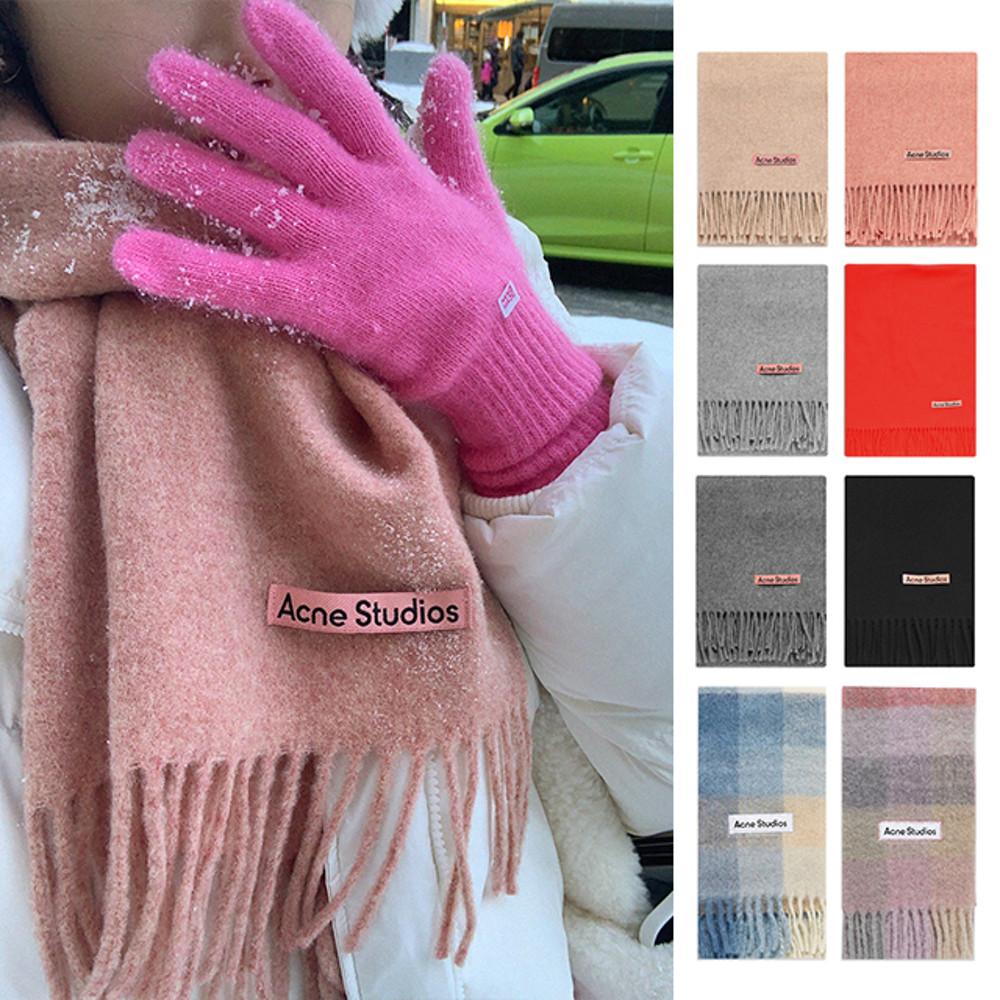 [국내당일발송] 아크네 목도리 스튜디오 머플러 네로우 스키니 모헤어