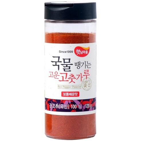 햇님마을 국물땡기는 국산 고운 고춧가루 보통매운맛, 120g, 1개 - 고추가루 | 쿠팡