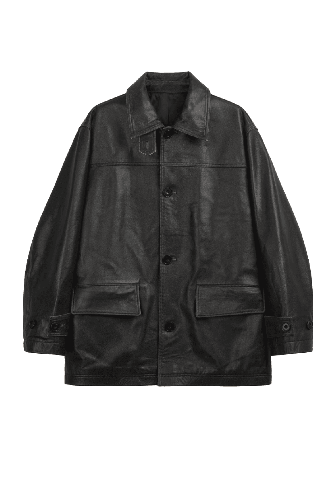 [LIMITED] CRACK COW LEATHER JACKET (BLACK)