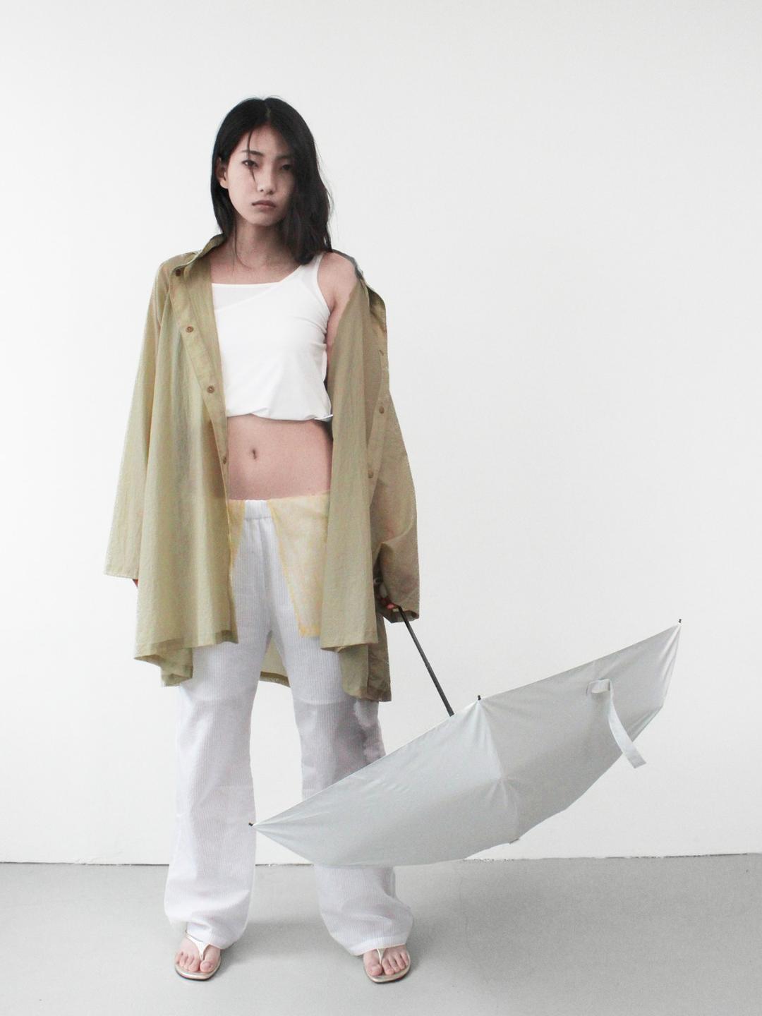 SUMMER LIGHT HOODED COAT, LIGHT BEIGE