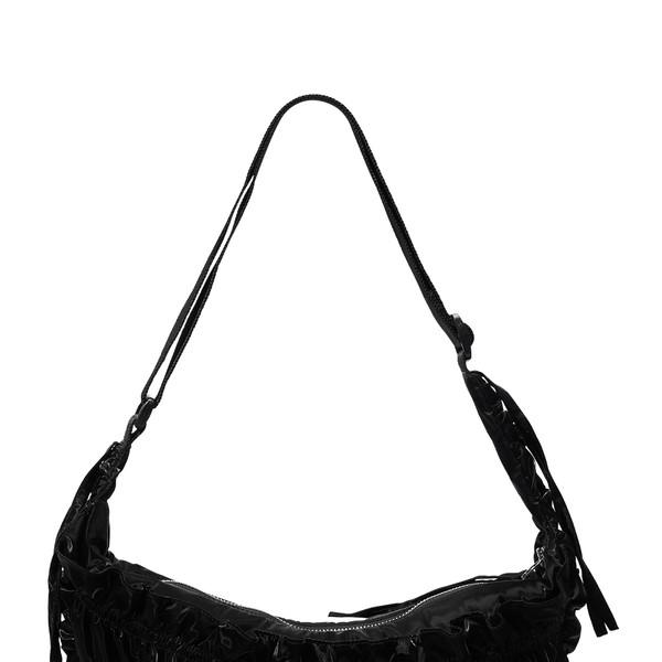 2WAY SHIRRING MAY LILY BAG_BLACK