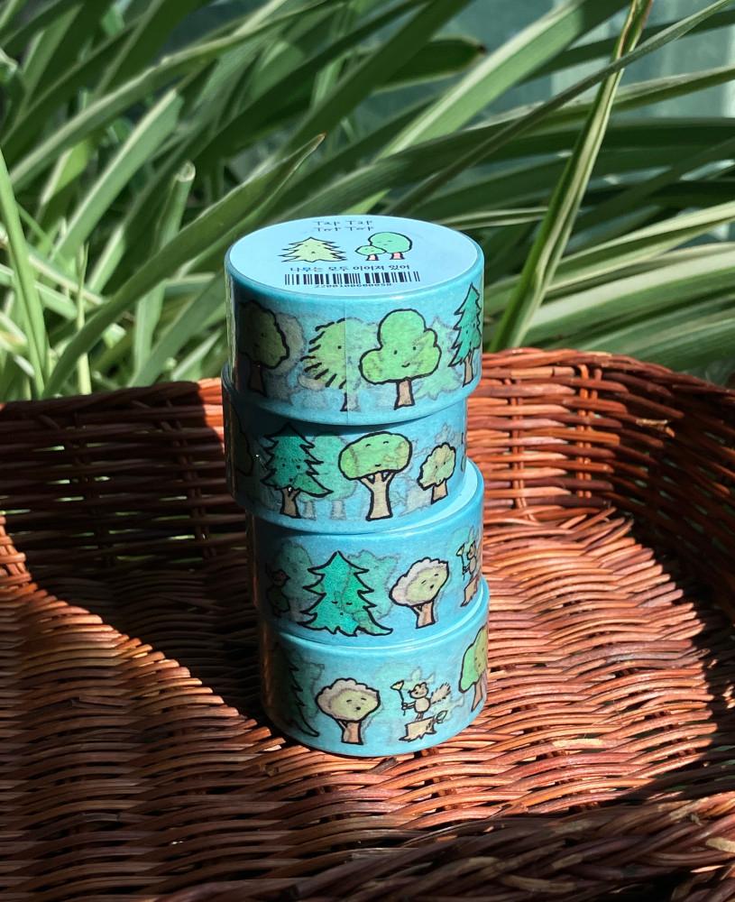 [taptaptoptop] 나무는 모두 이어져있어 마스킹테이프 2종