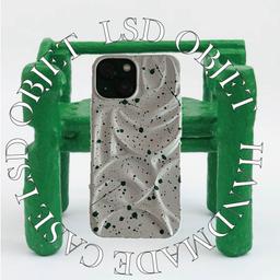 [LSD Objet 폰케이스]  각자의 흐린 날/초록 튀기기