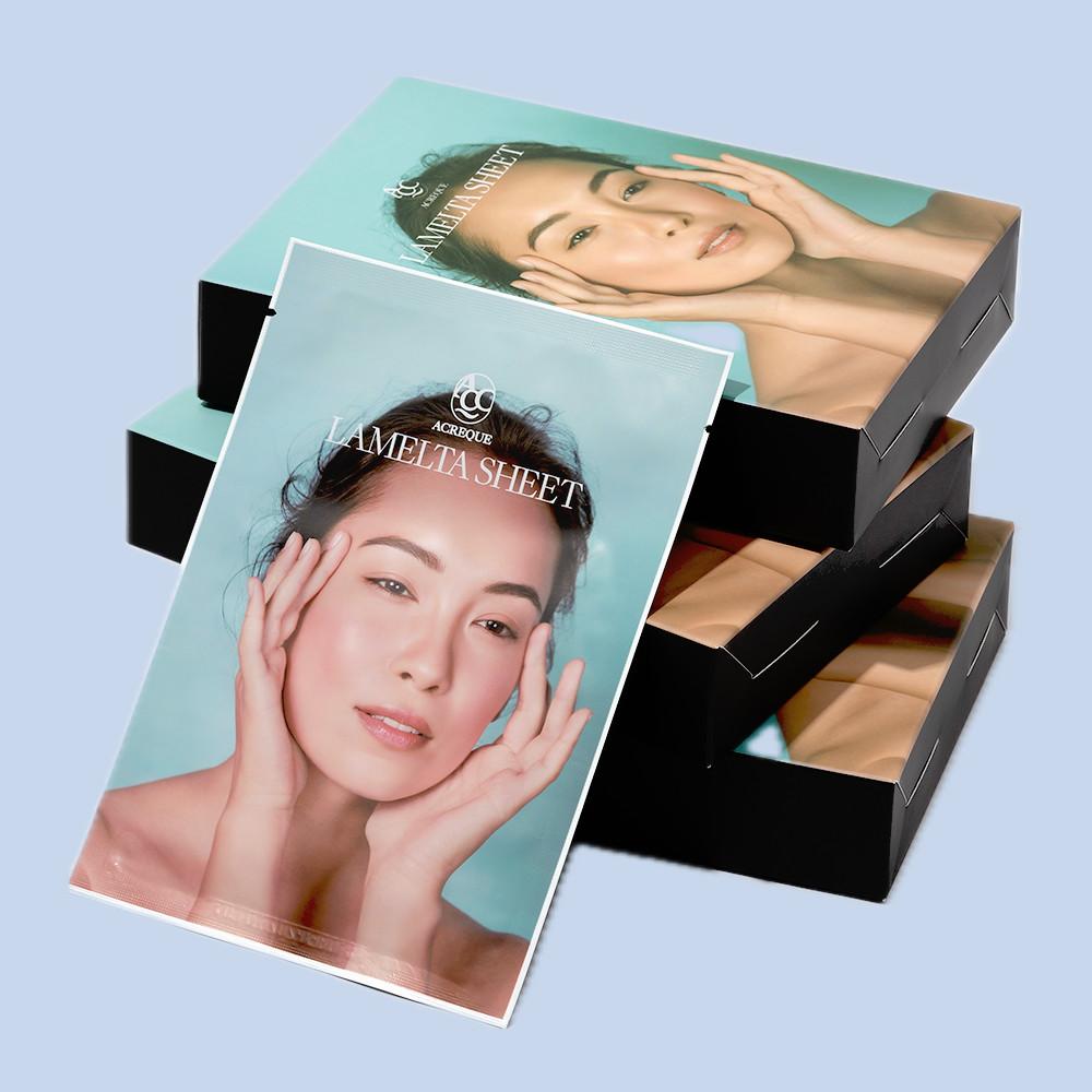 에크리크 라멜타 시트 1박스(10매)+2매 LHA 고농축 미백 주름 기능성 마스크팩