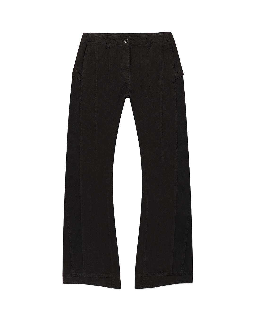 Dart Flared Pants (Black)