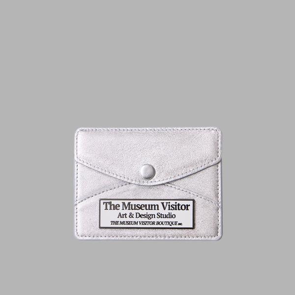 METAL LOGO CARD WALLET (SILVER)