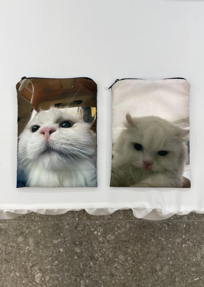 [솜프] Neko zipper pouch 2종