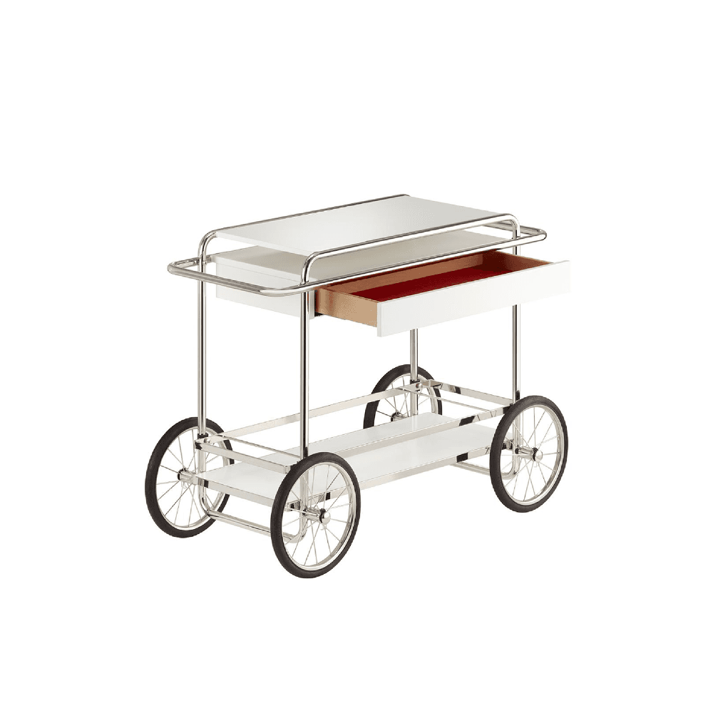 M4RS Console Trolley - White