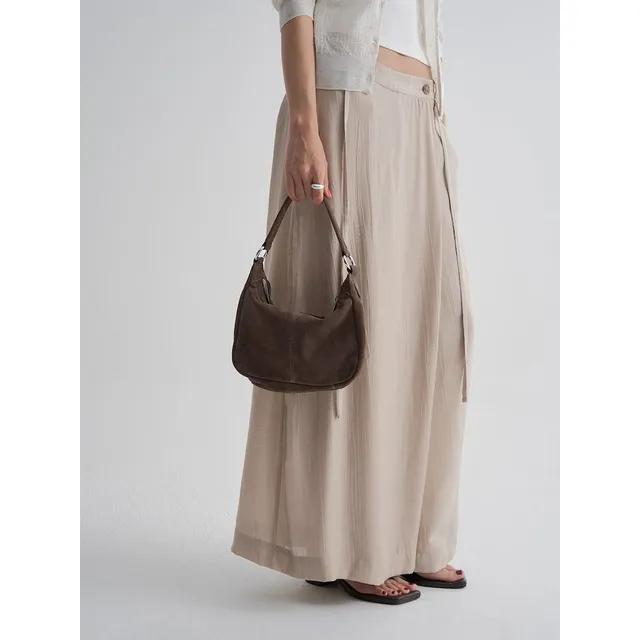 리얼 스웨이드 미니 숄더백 브라운 (1959D3WY2D) 여성