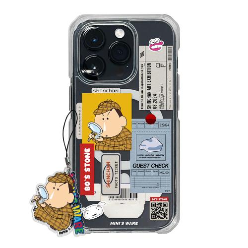[RENEWAL] Crayon Shin-Chan Sticker Collage Magsafe Case_Detective