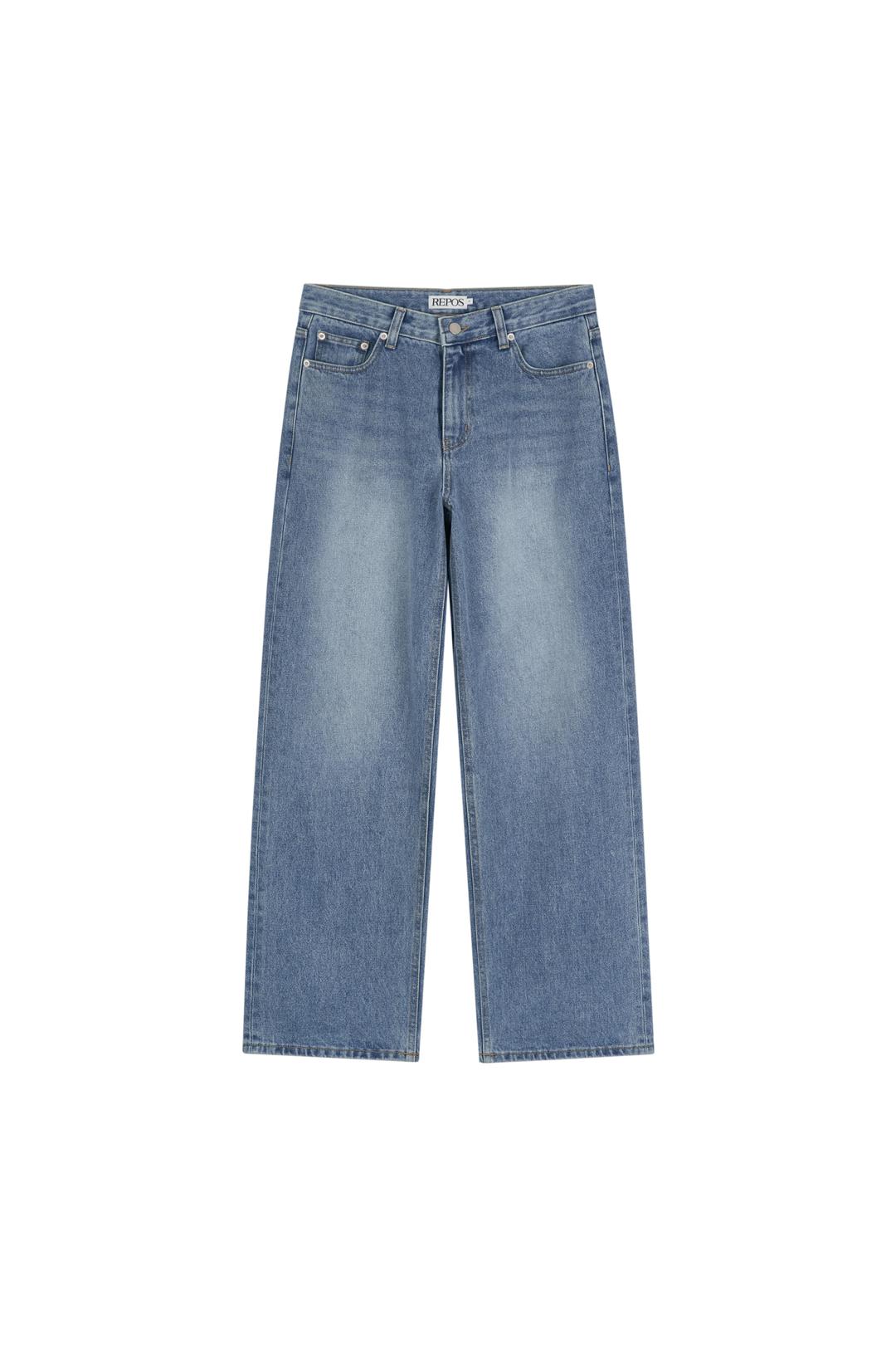 LOW-RISE DENIM PANTS (LIGHT BLUE)