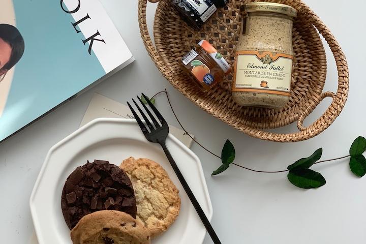 감성적인 라탄 소품 과일 바구니