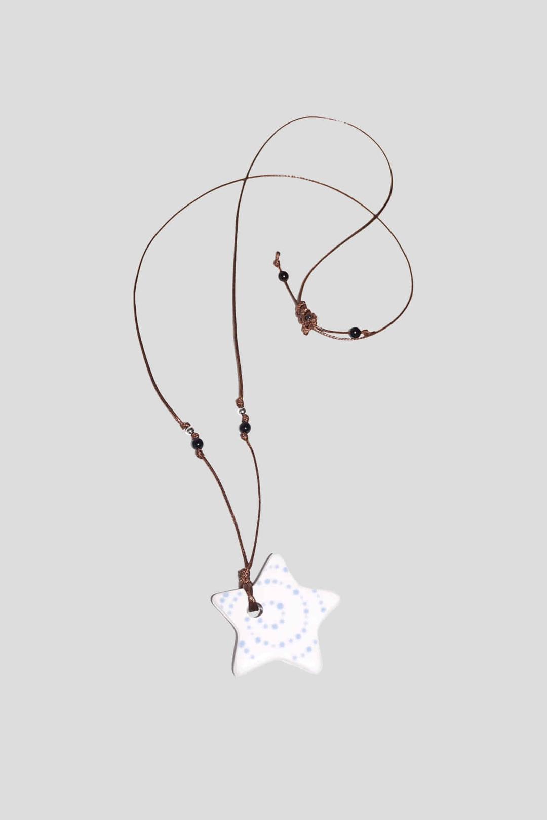 Lucky star necklace - circle