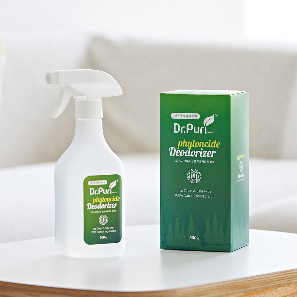 닥터퓨리 피톤치드 실내탈취제 스프레이 500ml 편백수 섬유탈취제