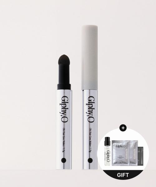 오 헤어라인 메이커 다크 브라운 / 내추럴 블랙 1.5g +(증정) 시티슬립 1.8ml 향수 + 글피오 샤쉐3종