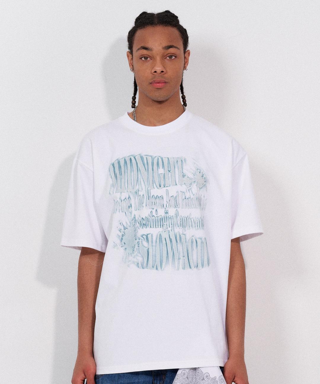 OPTICAL GRAPHIC T-SHIRT [WHITE]