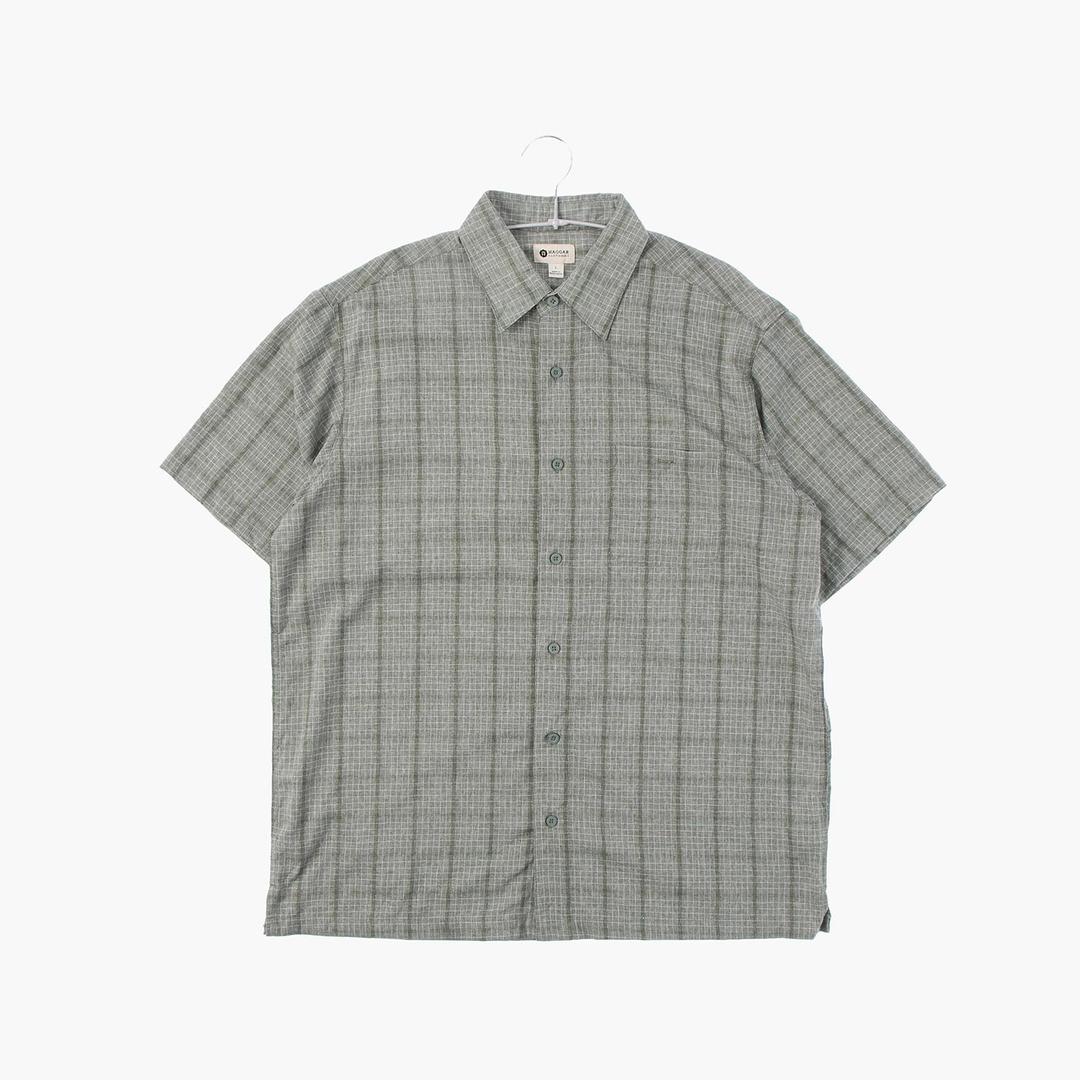 헤거 폴리 베이직 반팔 셔츠 남자 L