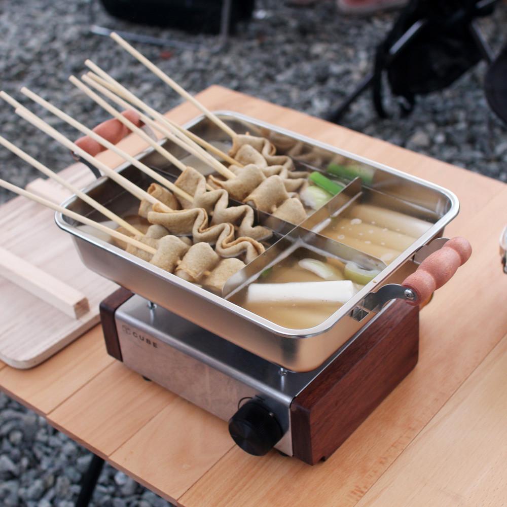 국내생산 스텐 오뎅 칸막이 캠핑 냄비