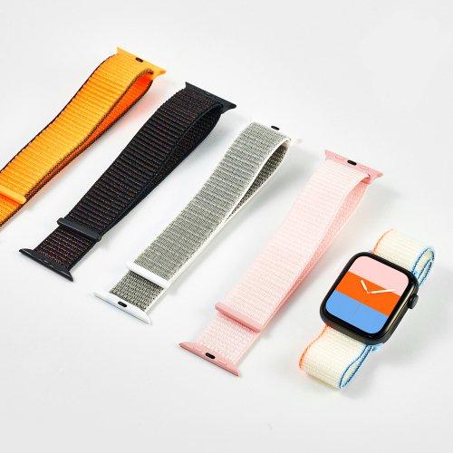 나일론 스포츠 스트랩 애플워치 8/SE2/7/6/5/4/3/SE/울트라  호환 밴드