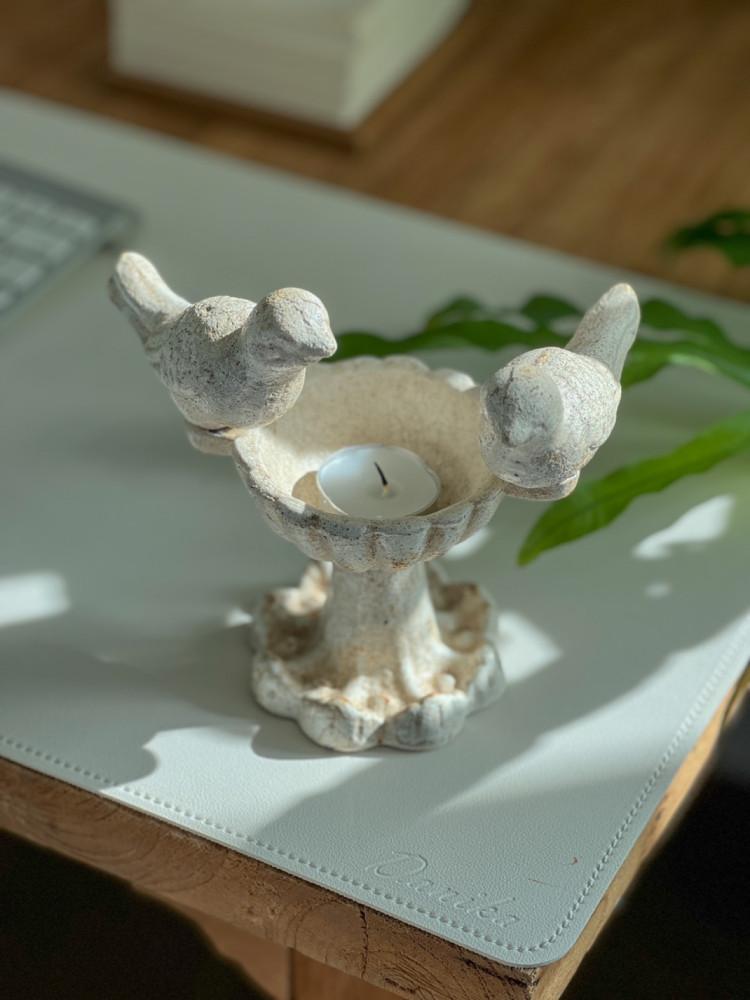 빈티지 캔들 홀더 촛대 받침대 정원꾸미기 주철