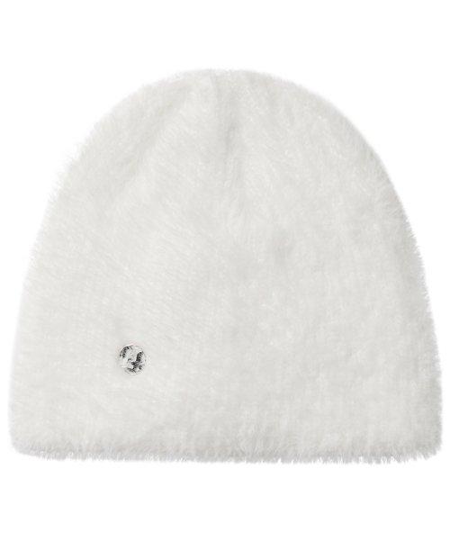 Fur Knit Beanie (FL-727_White)