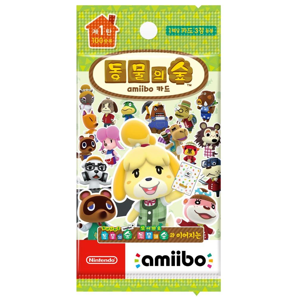 [정품] 닌텐도 모여봐요 동물의숲 아미보 카드 1탄 모동숲