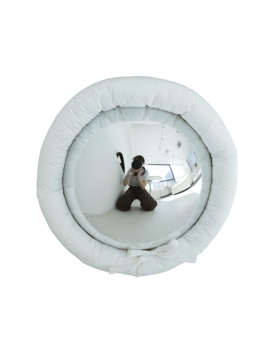 MIHOMIDU fisheye White cushion mirror