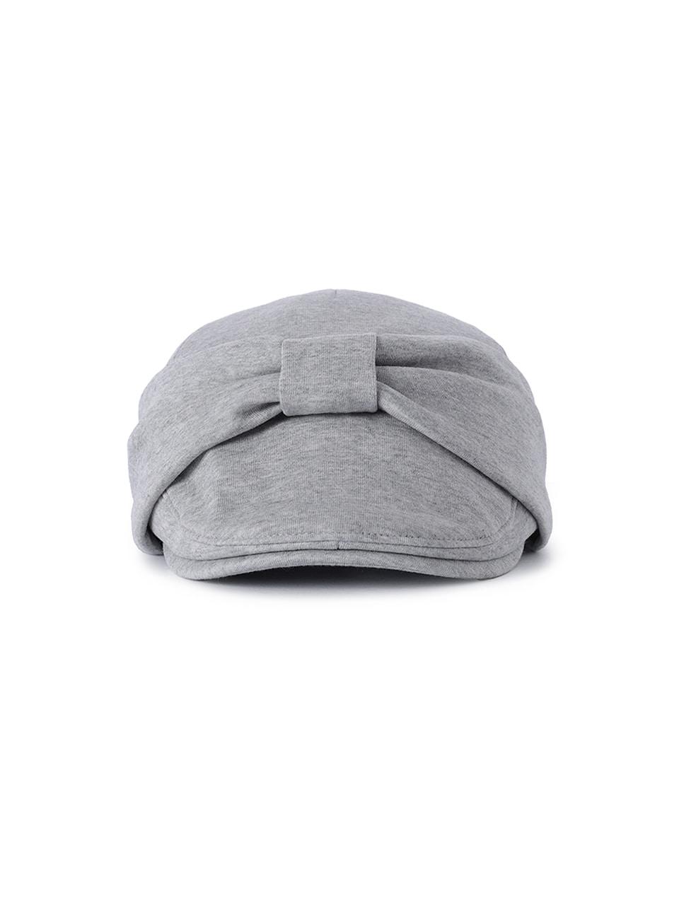 RIBBON HUNTING CAP_GREY