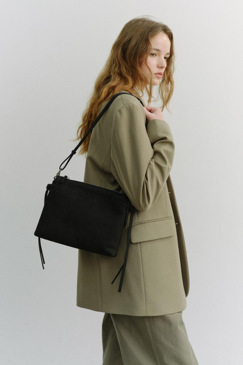 2-WAY SOFT TOUCH SUEDE BAG BLACK_UDBA6E207BK