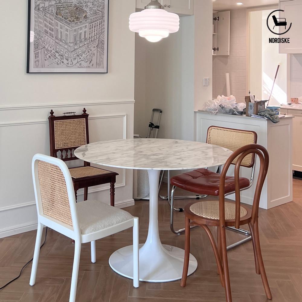 사리넨 Saarinen 원형 대리석 식탁 다이닝테이블 주문제작