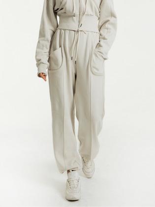 [22SS] 포켓 밴딩 조거 팬츠_LIGHT BEIGE
