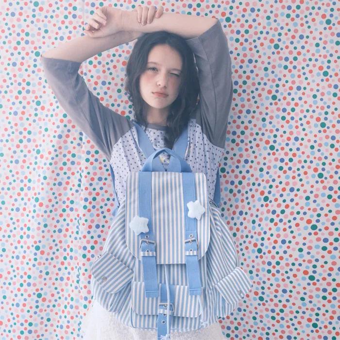 Ding Ding backpack_stripe blue