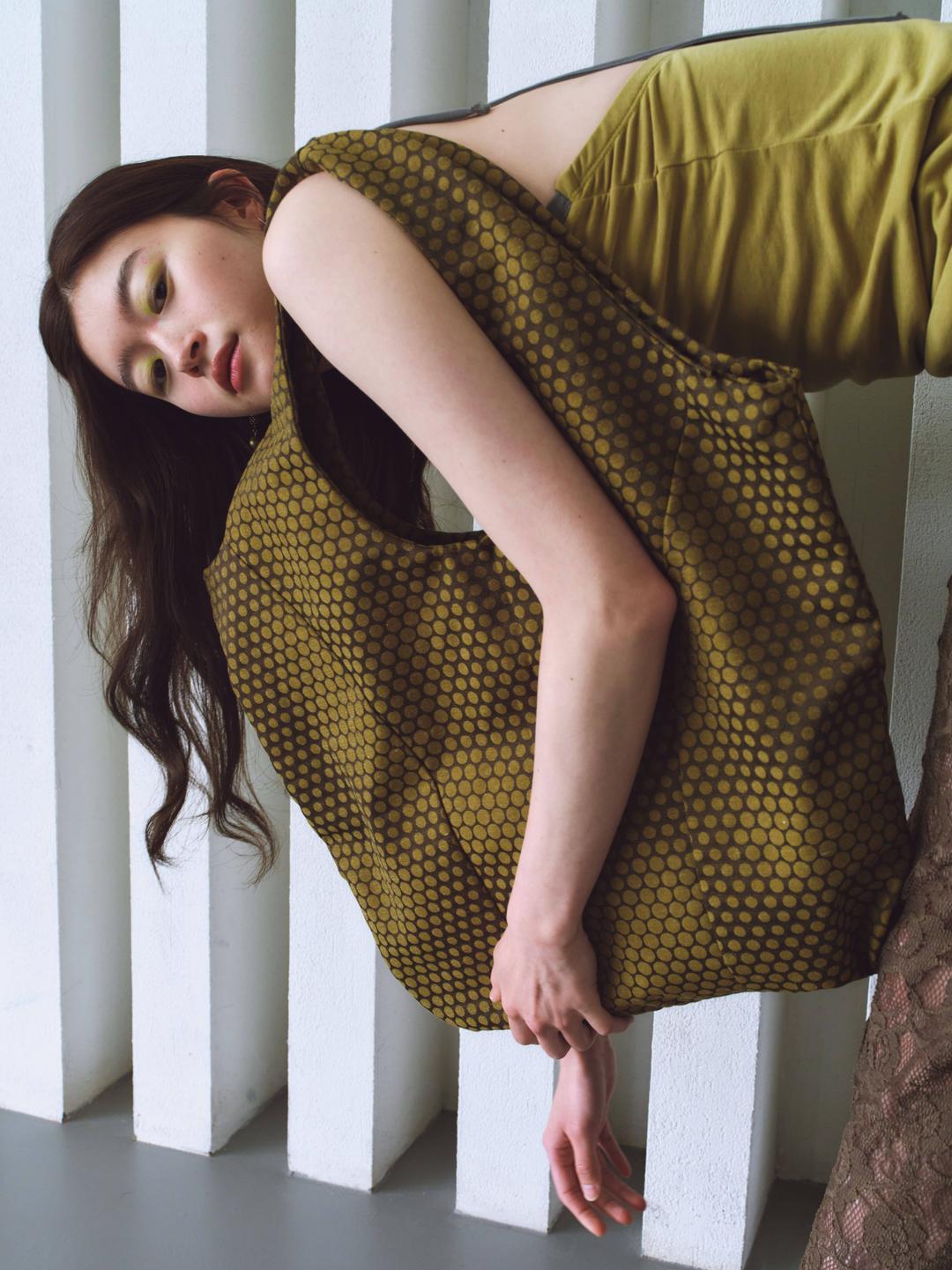 ORIENTAL DOT BIG BAG WATTLE YELLOW *예약발송