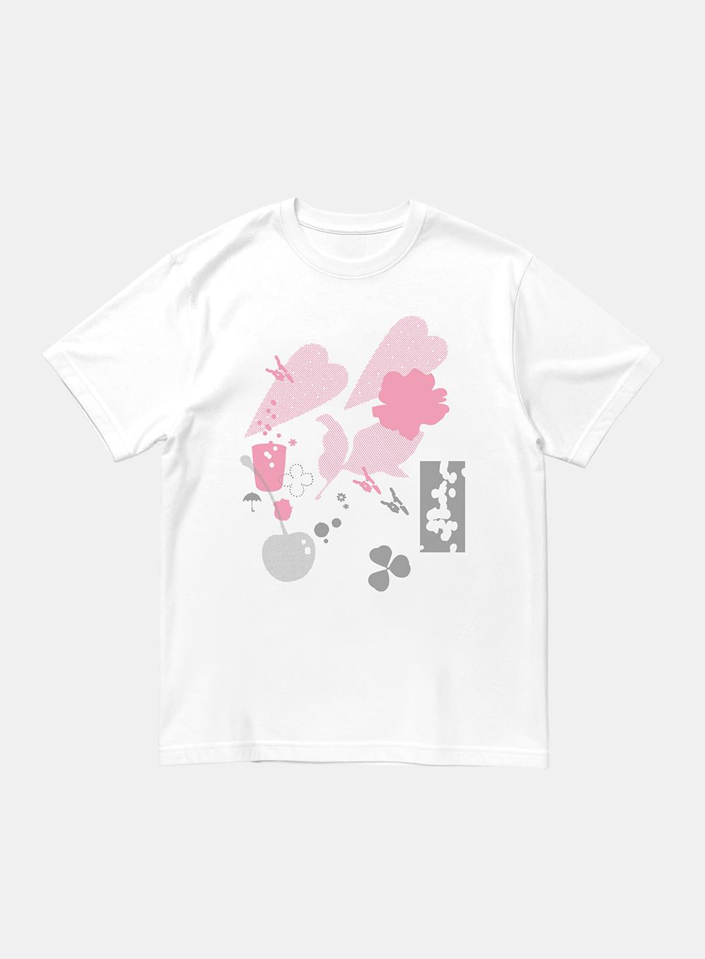 GRAPHIC TEE Pink Summer