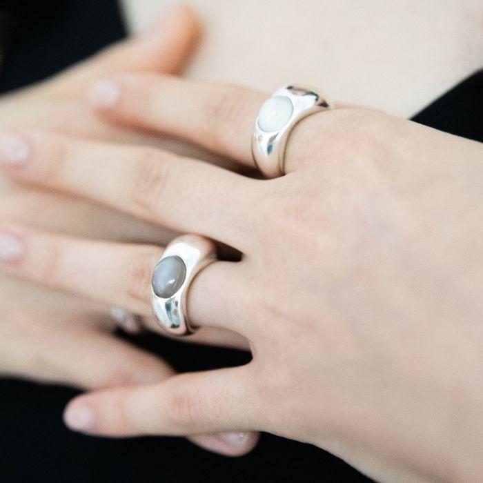 Root Stone Ring (gray)