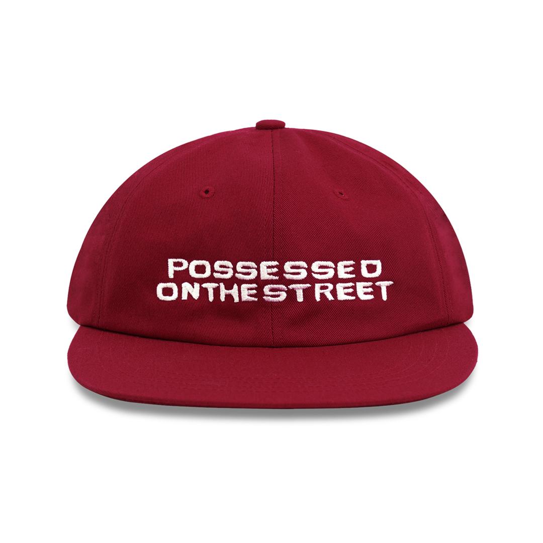 P.L LOGO 6PANEL CAP (RED)